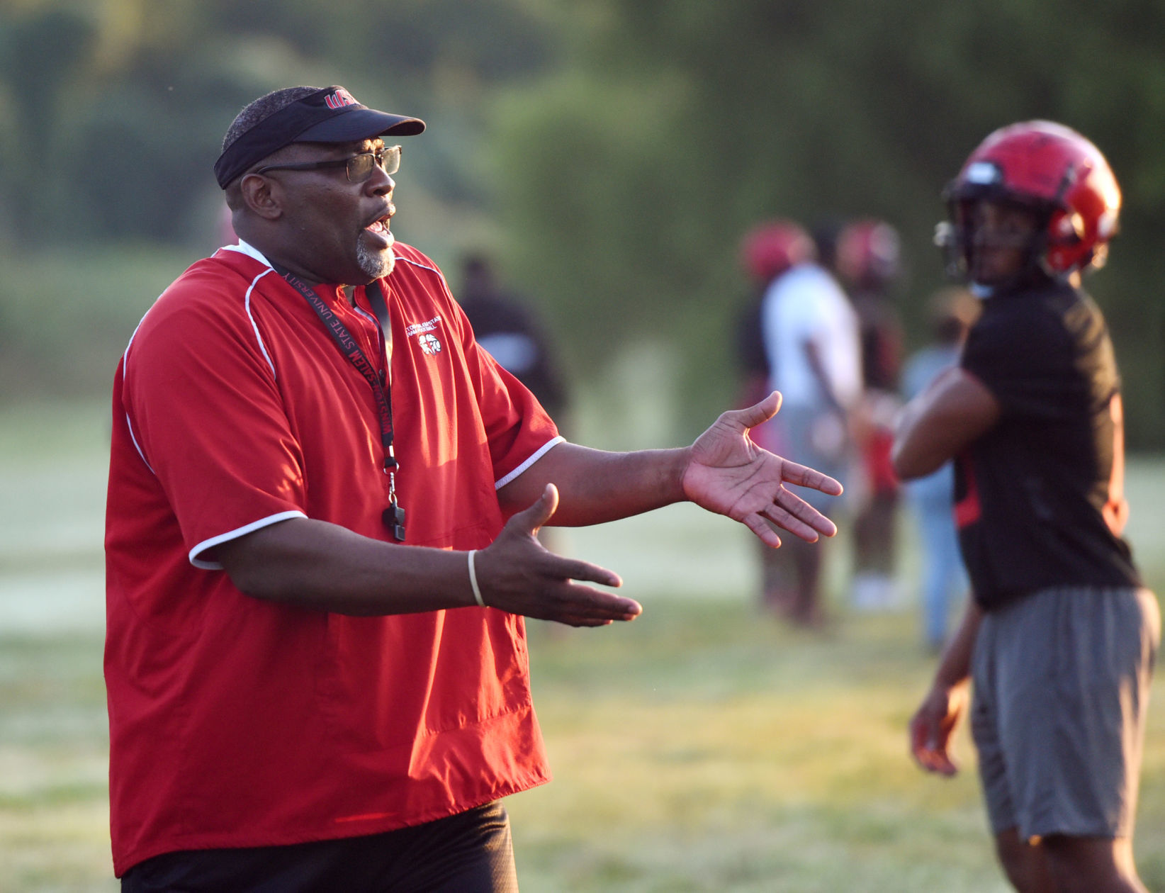 WSSU football first practice